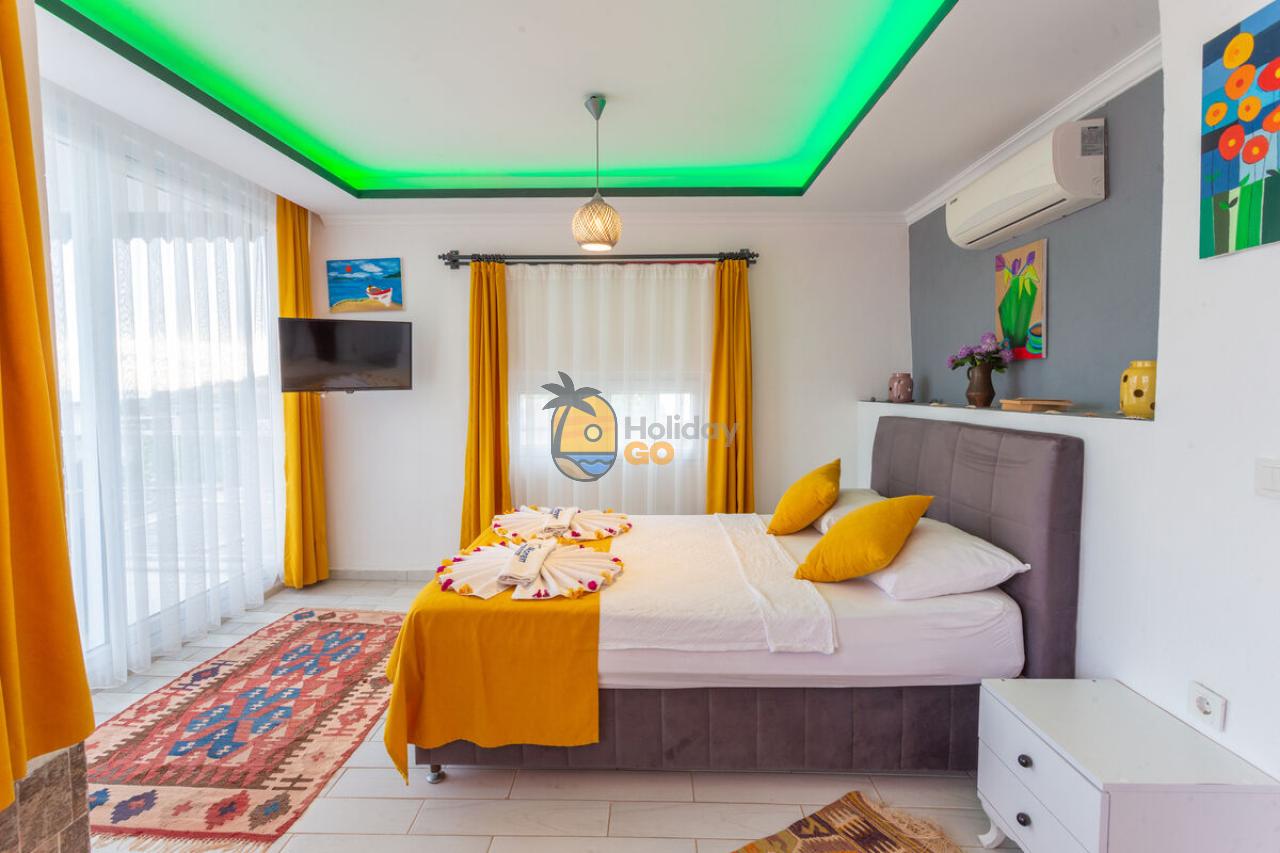 v1073 | Kaş villa kiralık | Muhafazakar kiralık villa - Holiday Go